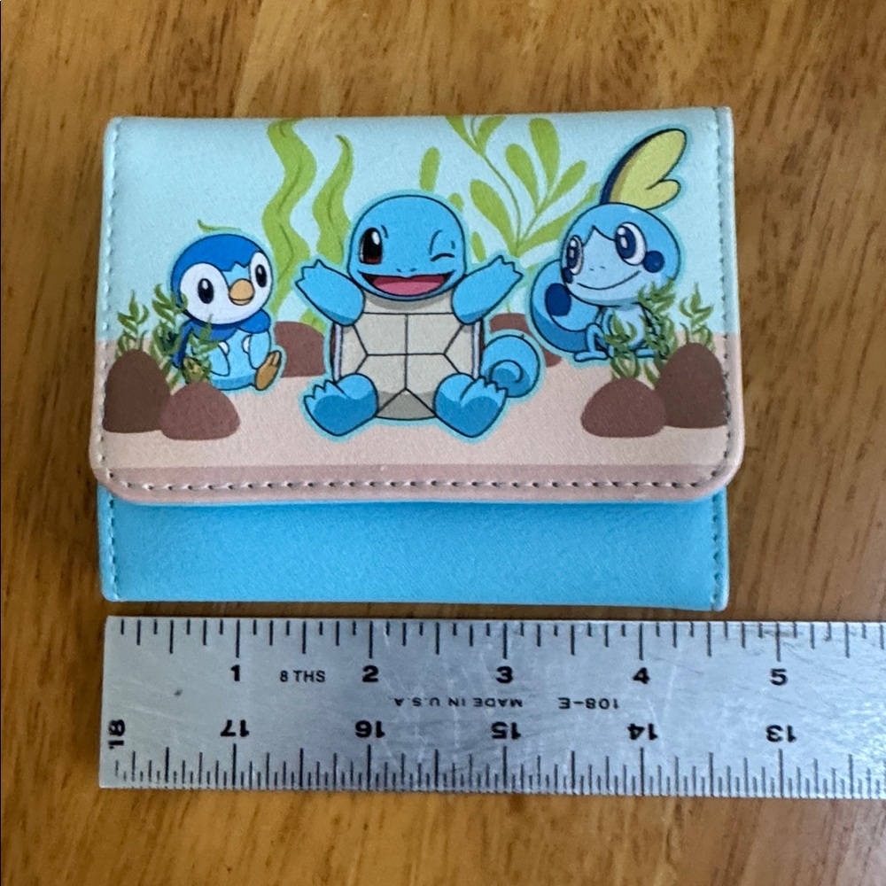 Loungefly Pokémon Trifold Wallet Piplup Squirtle Sobble ❤️ - Picture 12 of 12